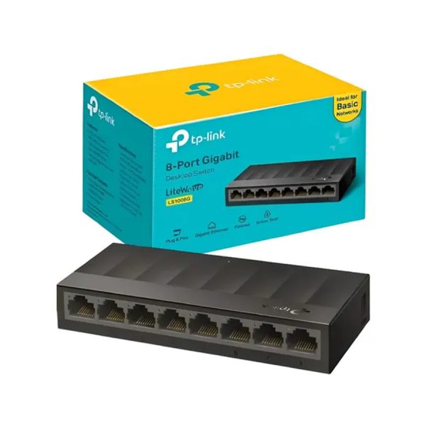 Switch TP LINK LS1008G 8 Puertos Gigabit